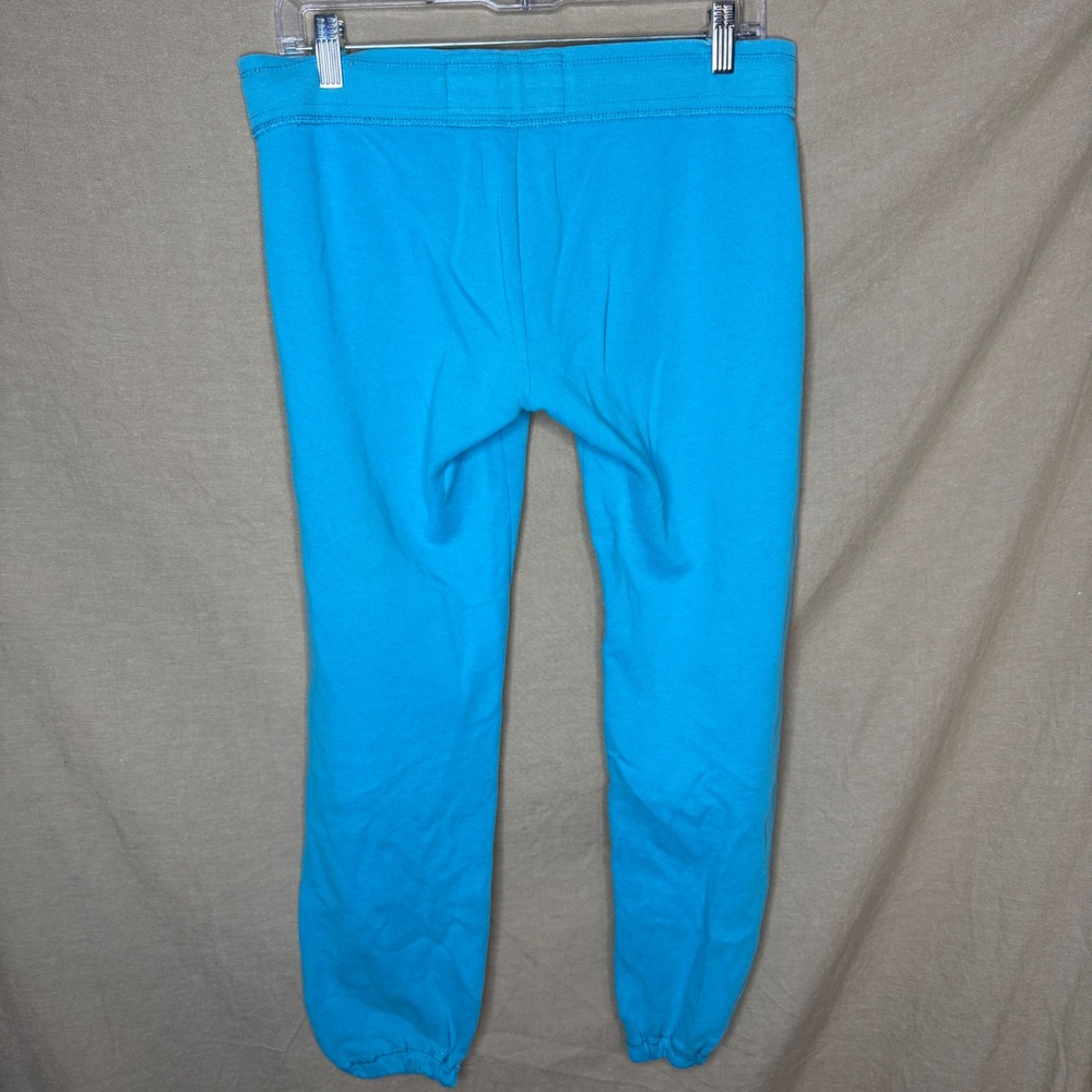 Y2K Hollister Turquoise Blue Logo Jogger Sweatpants Small Preppy Vintage - Picture 5 of 6